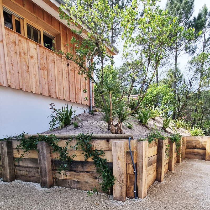 jardin ossature bois